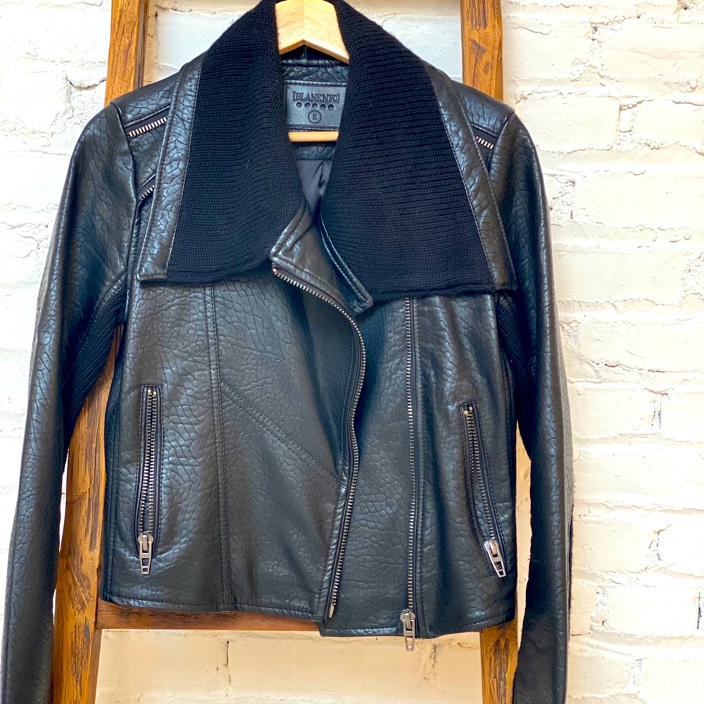 Vegan Leather Moto Jacket